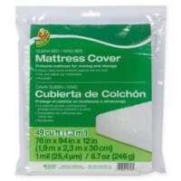 Duck® Plastic Mattress Cover - Clear Perspective: Main