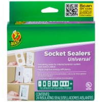 Duck® Socket Sealers Universal Insulating Seals Perspective: Main