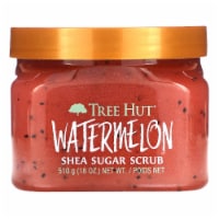 Tree Hut Exotic Bloom Shea Sugar Exfoliating and Hydrating Body Scrub, 18  oz.