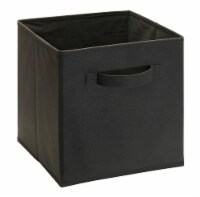 ClosetMaid Cubeicals Fabric Storage Bin - Charcoal Grey Perspective: Main