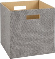 ClosetMaid Decorative Fabric Storage Bin - Gray Perspective: Main