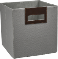 ClosetMaid Decorative Storage Fabric Bin - Ash Grey Perspective: Main