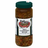DELL ALPE 257423 Giardiniera Relish Hot- 16 oz.