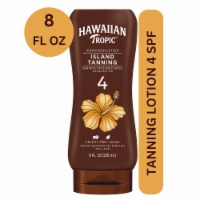 Hawaiian Tropic Island Tanning Sunscreen Lotion SPF 4 Iconic Tropical Scent With Shea + Cocoa Butter Perspective: Main