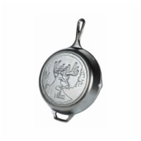 Lodge Wildlife Series Whitetail Buck Cast Iron Skillet
