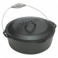 Lodge 5-Quart Cast Iron Dutch Oven - Black