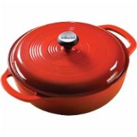 Lodge 3 Qt. Dutch Oven, Red EC3D43