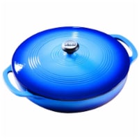 Lodge 3-Quart Covered Casserole Dish - Caribbean Blue