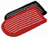 Lodge Hot Handle Holders - Red Stripe/Black Stripe Perspective: Main