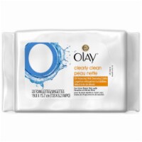 Olay Clearly Clean Oil Reducing Wet Cleansing Cloths Perspective: Main