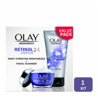 Olay Regenerist Face wash + Facial Moisturizer Duo Pack with Retinol 24 +Peptides Perspective: Main