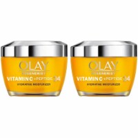 Olay Regenerist Vitamin C + Peptide 24 Face Moisturizer, 1.7 Ounce (2 Count)