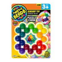 JA-RU® Twist-E Beads™ Stress Relief Puzzle Chain Sensory Toy Perspective: Main