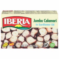 Iberia Calamari in Sunflower Oil Jumbo 4 oz Perspective: Main