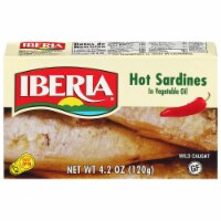 Iberia Hot Sardines in Vegetable Oil 4.2 oz Perspective: Main