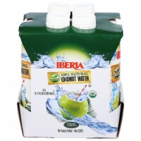 Iberia 100% Natural Coconut Water 4 - 11.1 fl oz Packs Perspective: Main