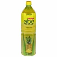 Iberia Pineapple Aloe Vera Drink with Pure Aloe Pulp 50.8 fl oz Perspective: Main