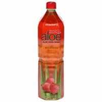 Iberia Strawberry Aloe Vera Drink with Pure Aloe Pulp 50.8 fl oz Perspective: Main