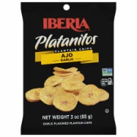 Iberia Garlic Plantain Chips 3 oz Perspective: Main