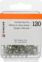 SINGER® Pearlized Head Pins