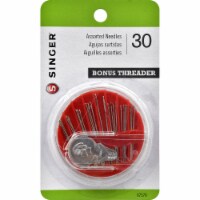 SINGER Assorted Needles with Bonus Threader