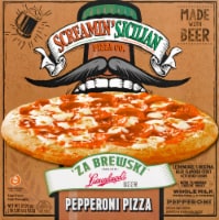Screamin’ Sicilian™ ‘Za Brewski™ Pepperoni Frozen Pizza Perspective: Main