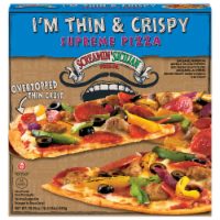 Screamin' Sicilian® Supreme Thin & Crispy Crust Frozen Pizza Perspective: Main