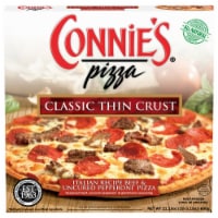 Connie's Classic Thin Crust Italian Style Beef & Uncured Pepperoni Frozen Pizza