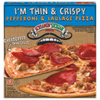 Screamin' Sicilian™ Thin & Crispy Pepperoni & Sausage Frozen Pizza