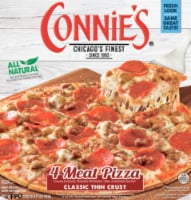 Connie’s® Thin Crust 4 Meat Frozen Pizza Perspective: Main