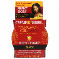 Creme Of Nature® Argan Oil From Morocco Perfect Edges™ Colored Hair Gel - Black Perspective: Main