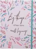 Top Flight Large Hardcover Journal - Floral