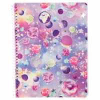 Top Flight 1-Subject Wide Rule Notebook - 70 Sheet - Assorted