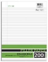 Top Flight Recycled Basics College Rule Filler Paper - 200 Sheets