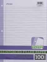Top Flight Reinforced College Rule Filler Paper Perspective: Main
