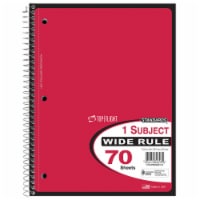 Top Flight Wide Ruled 1-Subject Notebook