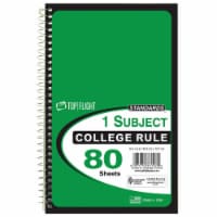 Top Flight College Rule 1-Subject Notebook - Assorted