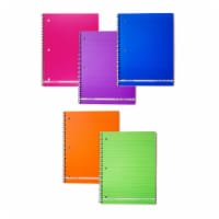 Top Flight Boss Wide Ruled 1-Subject Notebook - 90 Sheets - Assorted