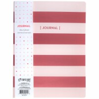 Top Flight Rose Gold Stripes Journal