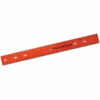Top Flight Shatter Resistant Plastic Ruler