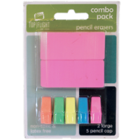 Top Flight Pencil Eraser Combo Pack Perspective: Main
