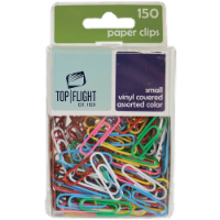 Top Flight Small Asst Colors Paper Clips Perspective: Main