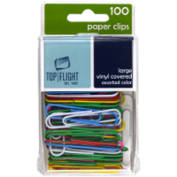 Top Flight Lg Asst Vinyl Paper Clips Perspective: Main