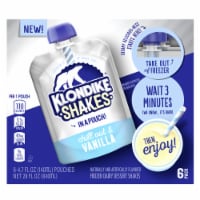 Klondike® Shakes Vanilla Milkshake Ice Cream Pouches Perspective: Main
