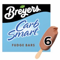 Breyers CarbSmart Fudge Frozen Dessert Bars Perspective: Main