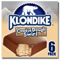Klondike Cookie Dough Swirl Ice Cream Bars Perspective: Main