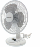 Comfort Zone Oscillating Desk Fan - White Perspective: Main