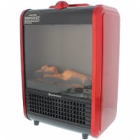 Comfort Zone® Mini Ceramic Tabletop Electric Fireplace Heater Perspective: Main