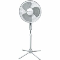 Comfort Zone Oscillating Pedestal Quad Pod Fan - White Perspective: Main