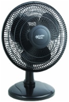 Comfort Zone Oscillating Fan - Black Perspective: Main